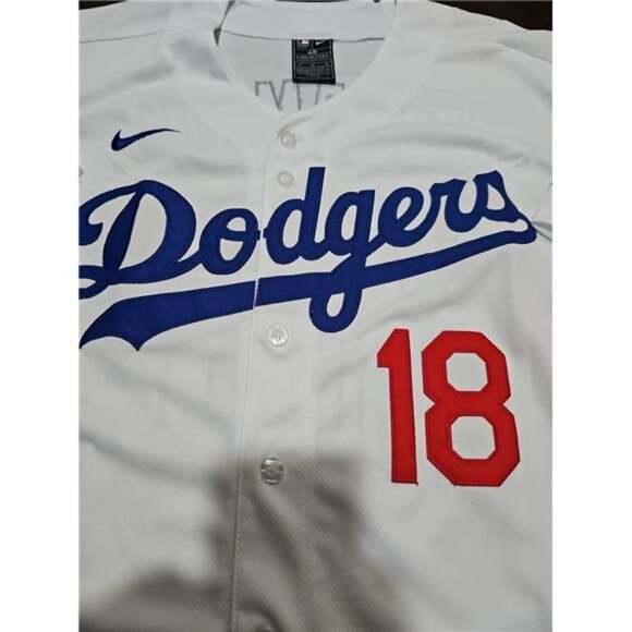 NEW NIKE YOSHINOBU YAMAMOTO #18 LOS ANGELES DODGERS JERSEY - Picture 5 of 7